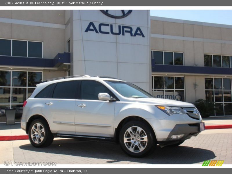 Billet Silver Metallic / Ebony 2007 Acura MDX Technology