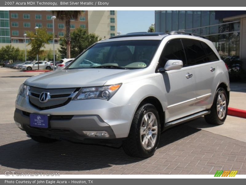 Billet Silver Metallic / Ebony 2007 Acura MDX Technology