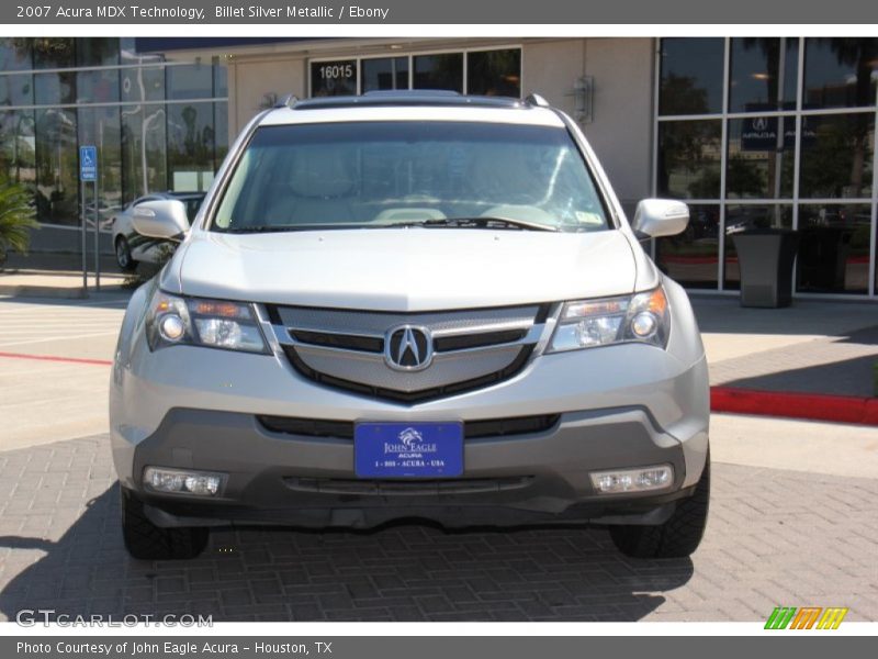 Billet Silver Metallic / Ebony 2007 Acura MDX Technology