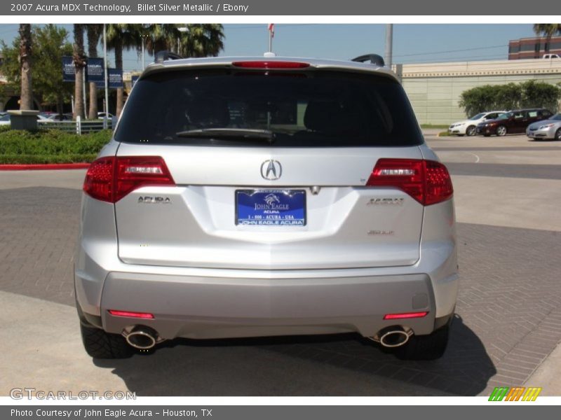 Billet Silver Metallic / Ebony 2007 Acura MDX Technology