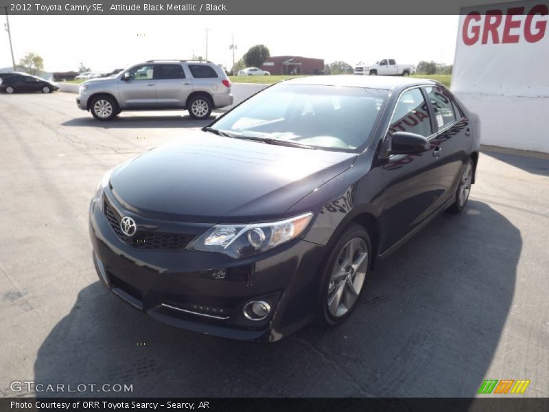 Attitude Black Metallic / Black 2012 Toyota Camry SE