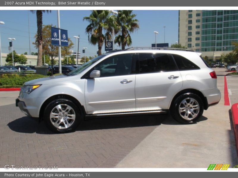 Billet Silver Metallic / Ebony 2007 Acura MDX Technology
