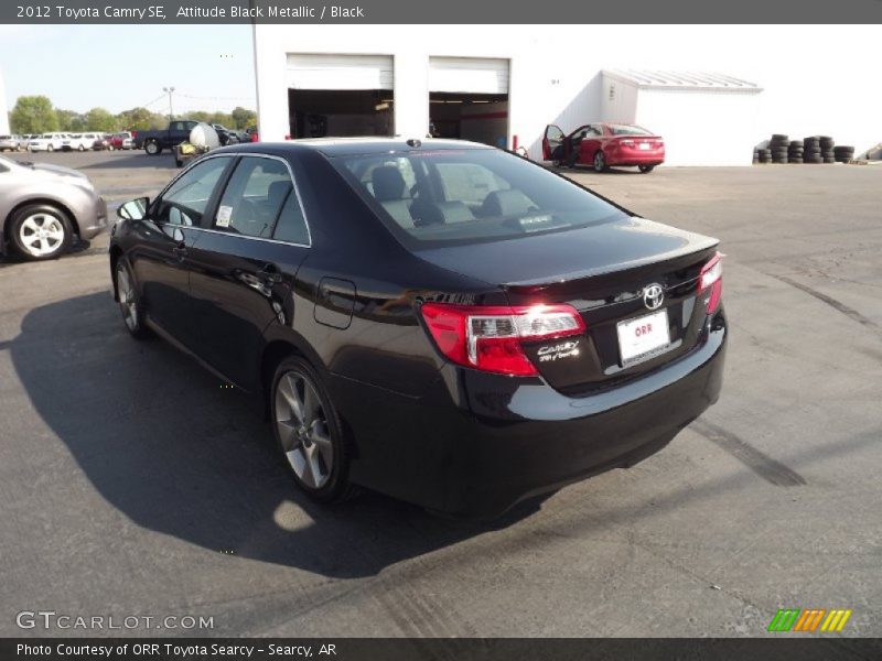Attitude Black Metallic / Black 2012 Toyota Camry SE