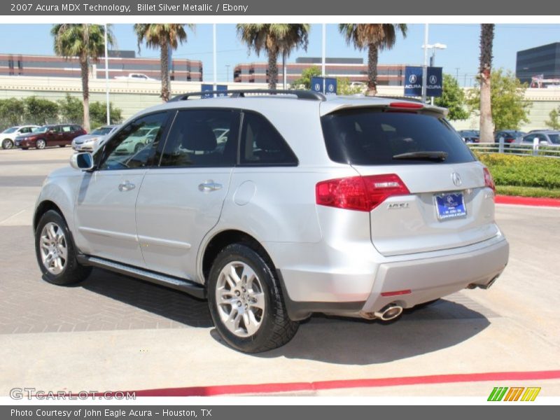 Billet Silver Metallic / Ebony 2007 Acura MDX Technology