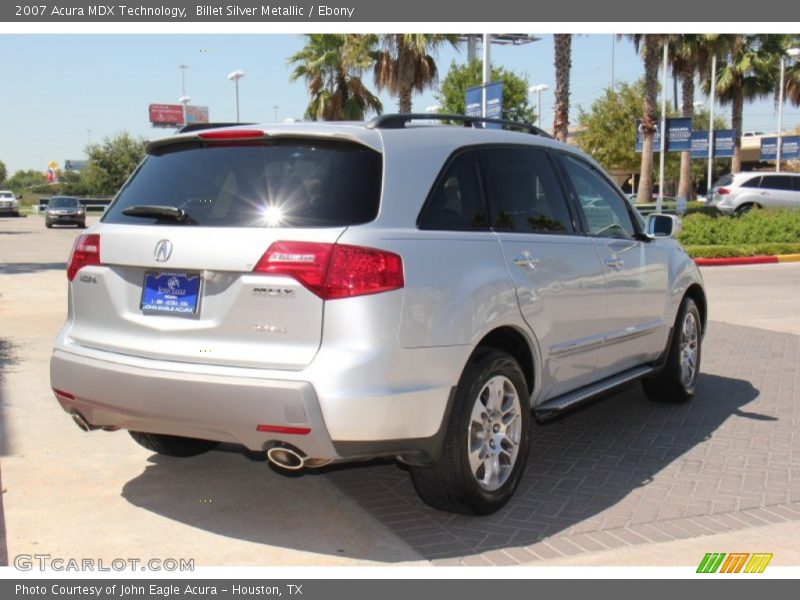 Billet Silver Metallic / Ebony 2007 Acura MDX Technology