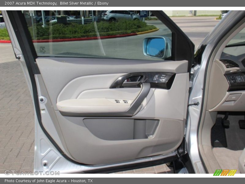 Billet Silver Metallic / Ebony 2007 Acura MDX Technology