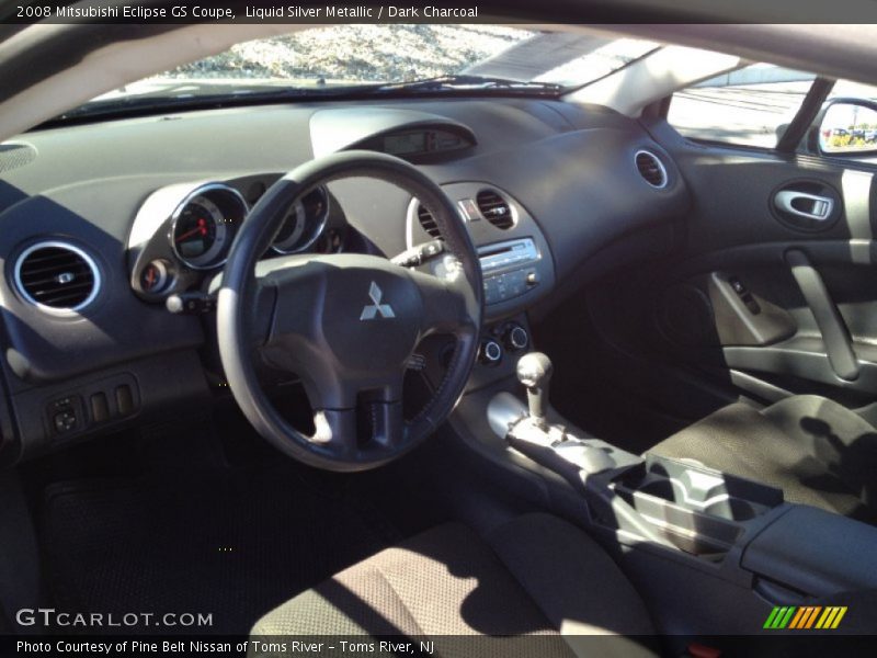Liquid Silver Metallic / Dark Charcoal 2008 Mitsubishi Eclipse GS Coupe