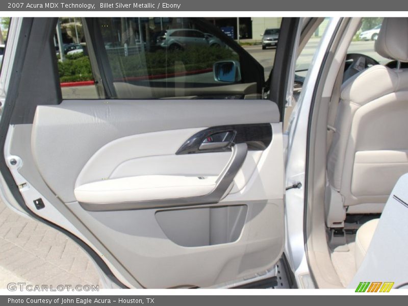 Billet Silver Metallic / Ebony 2007 Acura MDX Technology