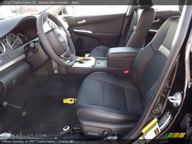 Attitude Black Metallic / Black 2012 Toyota Camry SE