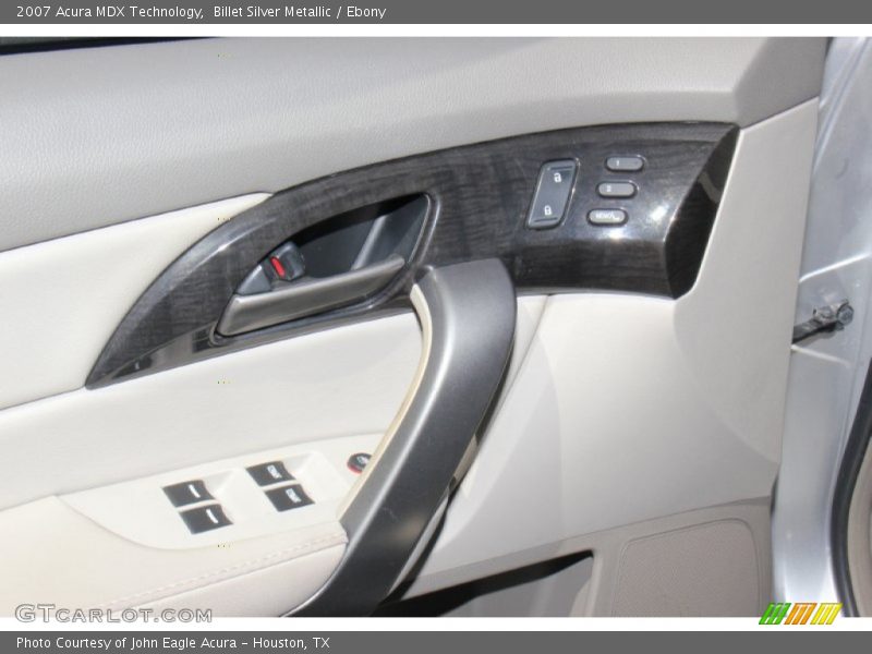 Billet Silver Metallic / Ebony 2007 Acura MDX Technology