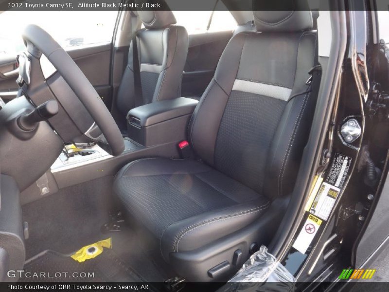 Attitude Black Metallic / Black 2012 Toyota Camry SE
