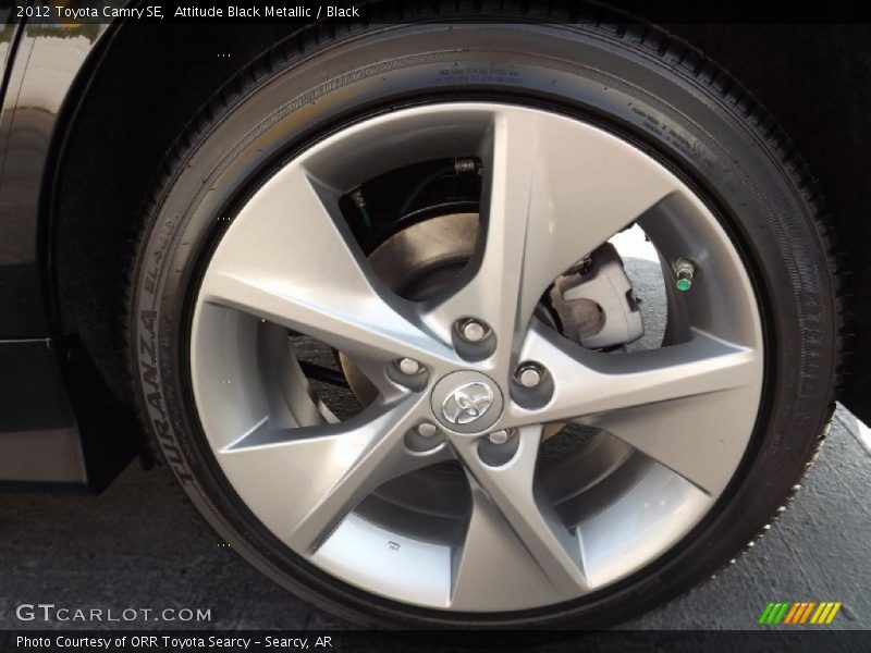 Attitude Black Metallic / Black 2012 Toyota Camry SE