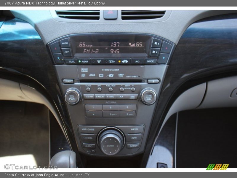 Billet Silver Metallic / Ebony 2007 Acura MDX Technology