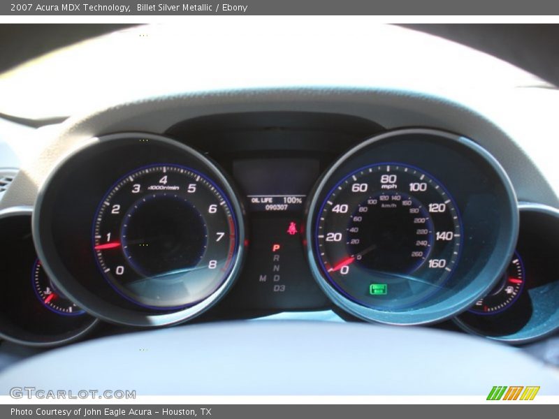 Billet Silver Metallic / Ebony 2007 Acura MDX Technology