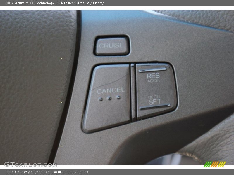 Billet Silver Metallic / Ebony 2007 Acura MDX Technology