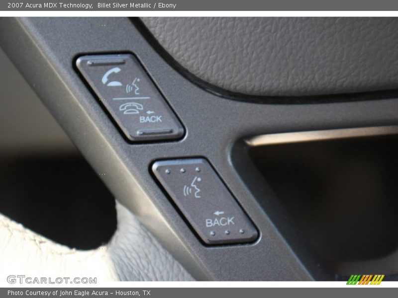 Billet Silver Metallic / Ebony 2007 Acura MDX Technology