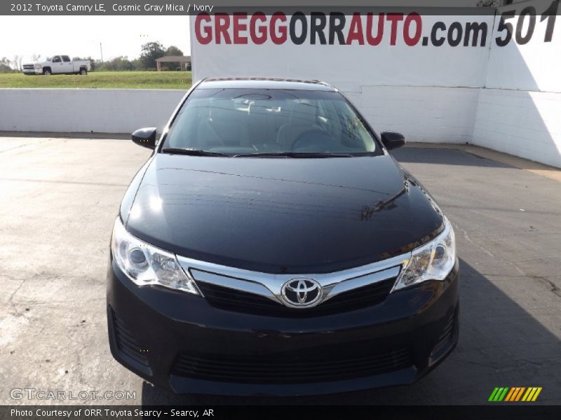 Cosmic Gray Mica / Ivory 2012 Toyota Camry LE