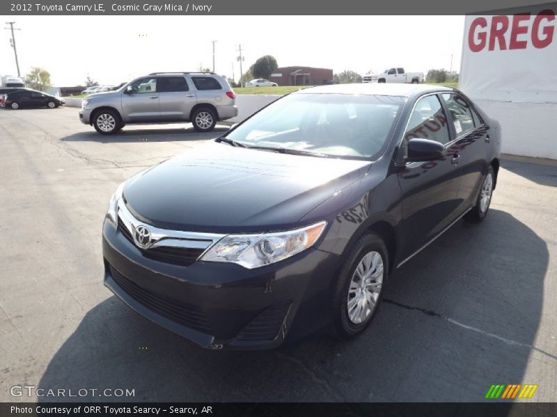 Cosmic Gray Mica / Ivory 2012 Toyota Camry LE