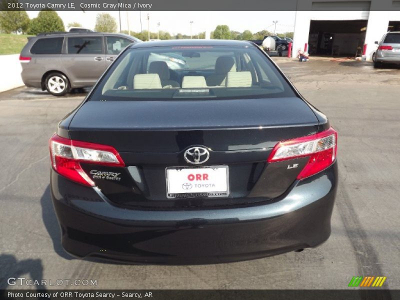 Cosmic Gray Mica / Ivory 2012 Toyota Camry LE