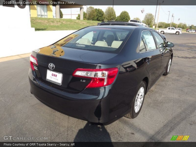 Cosmic Gray Mica / Ivory 2012 Toyota Camry LE