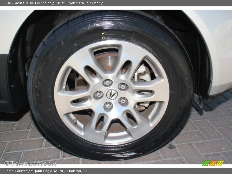 Billet Silver Metallic / Ebony 2007 Acura MDX Technology