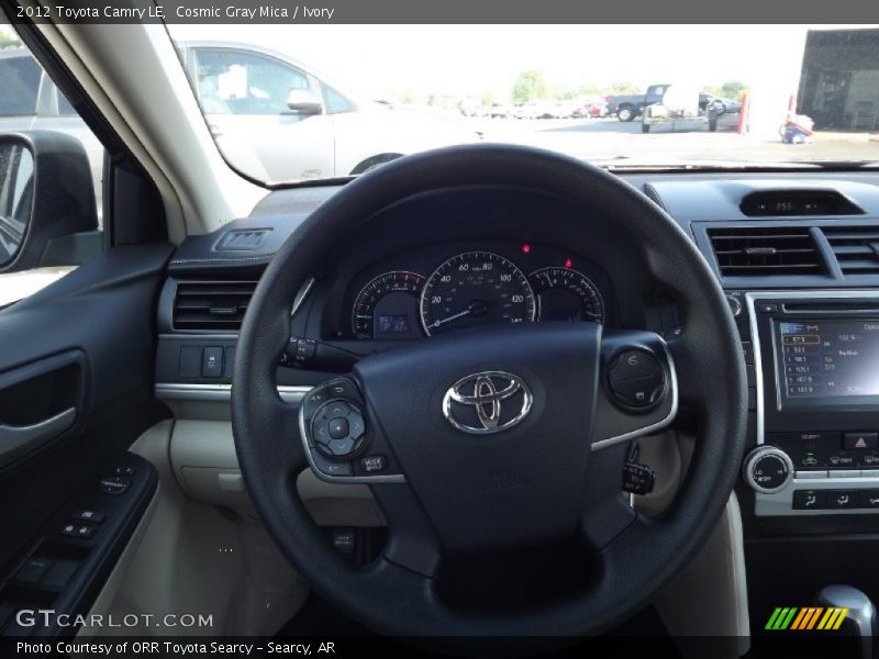 Cosmic Gray Mica / Ivory 2012 Toyota Camry LE