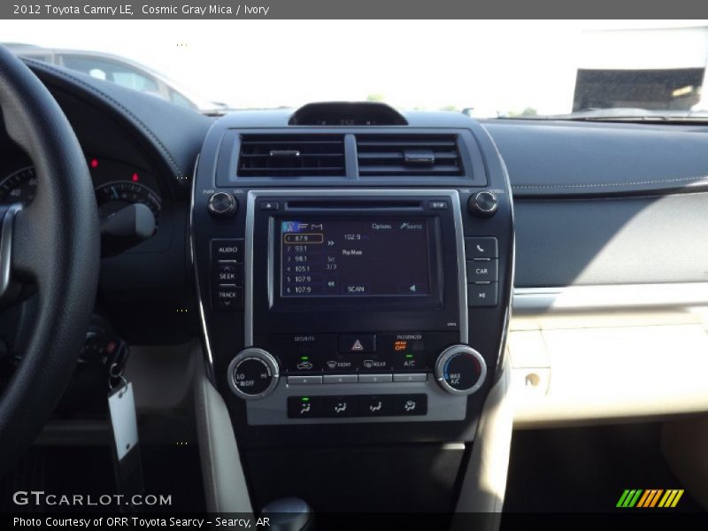 Cosmic Gray Mica / Ivory 2012 Toyota Camry LE