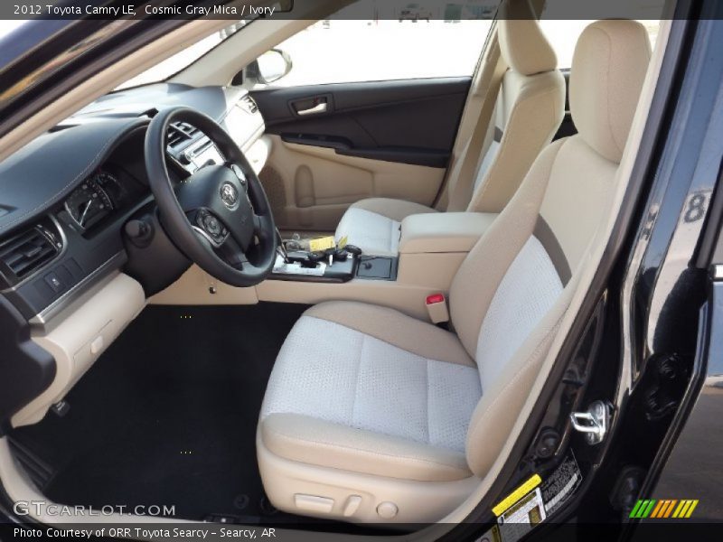 Cosmic Gray Mica / Ivory 2012 Toyota Camry LE