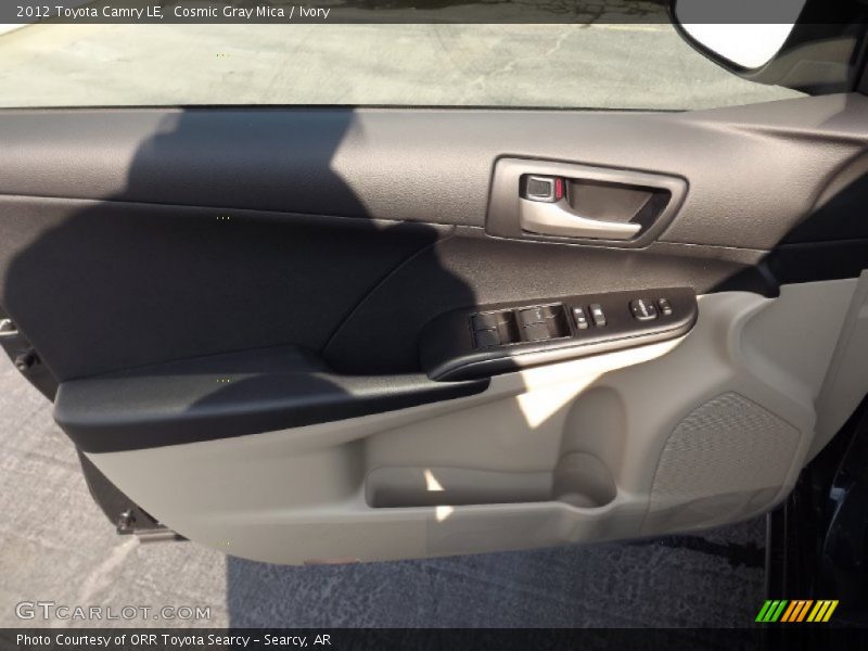 Cosmic Gray Mica / Ivory 2012 Toyota Camry LE
