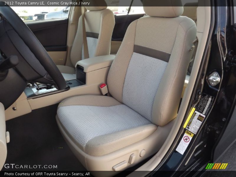 Cosmic Gray Mica / Ivory 2012 Toyota Camry LE