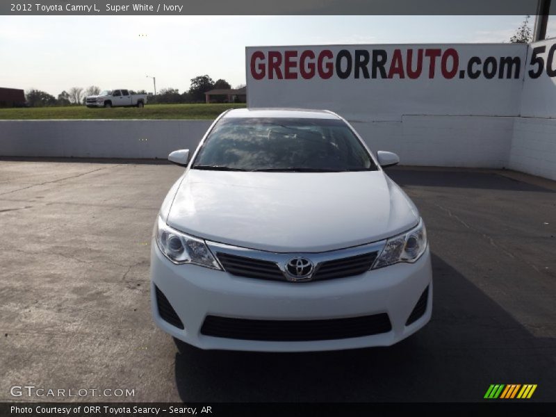 Super White / Ivory 2012 Toyota Camry L