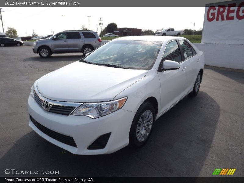 Super White / Ivory 2012 Toyota Camry L