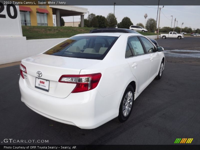 Super White / Ivory 2012 Toyota Camry L