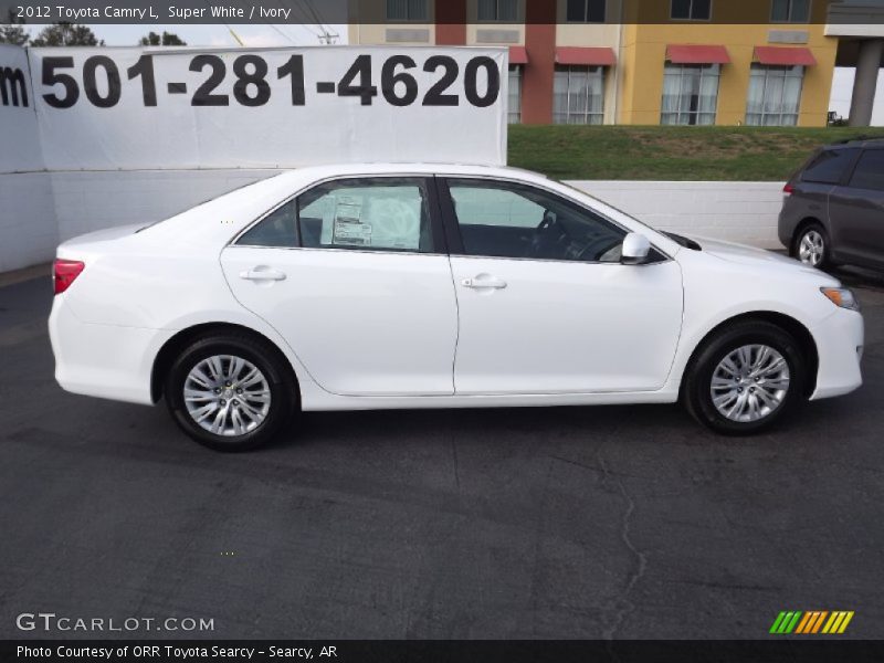 Super White / Ivory 2012 Toyota Camry L