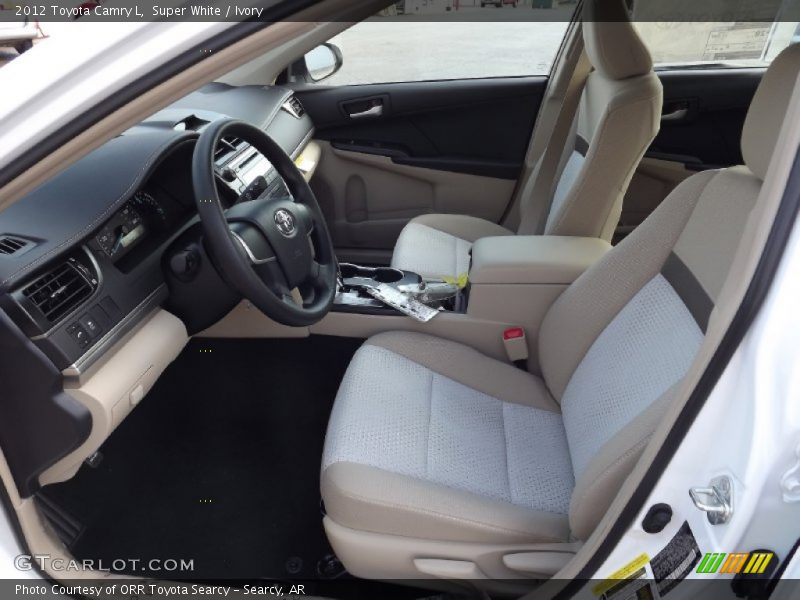 Super White / Ivory 2012 Toyota Camry L