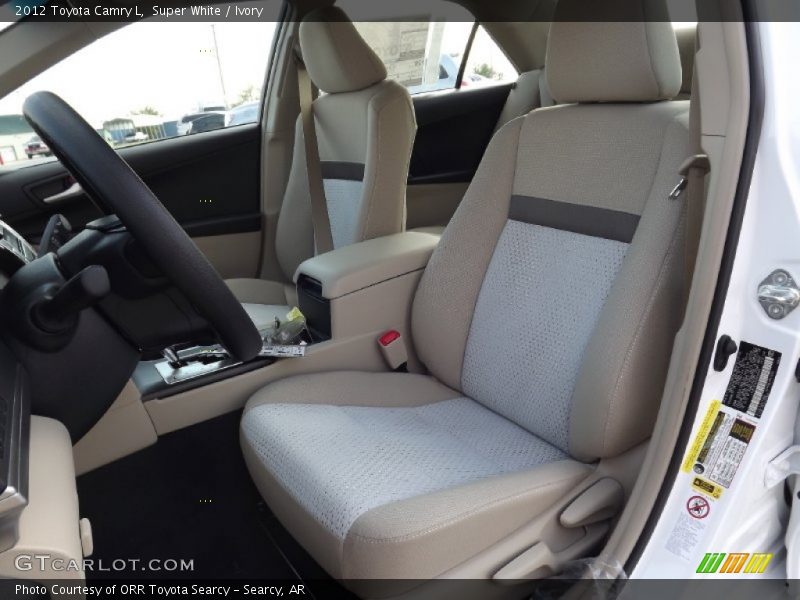 Super White / Ivory 2012 Toyota Camry L