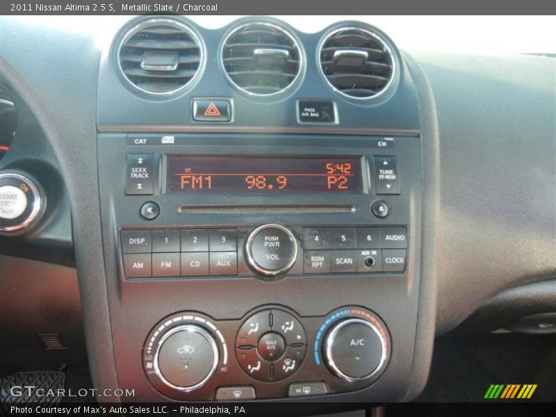 Metallic Slate / Charcoal 2011 Nissan Altima 2.5 S