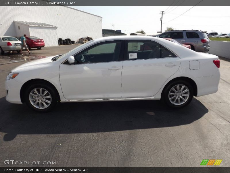Super White / Ash 2012 Toyota Camry LE