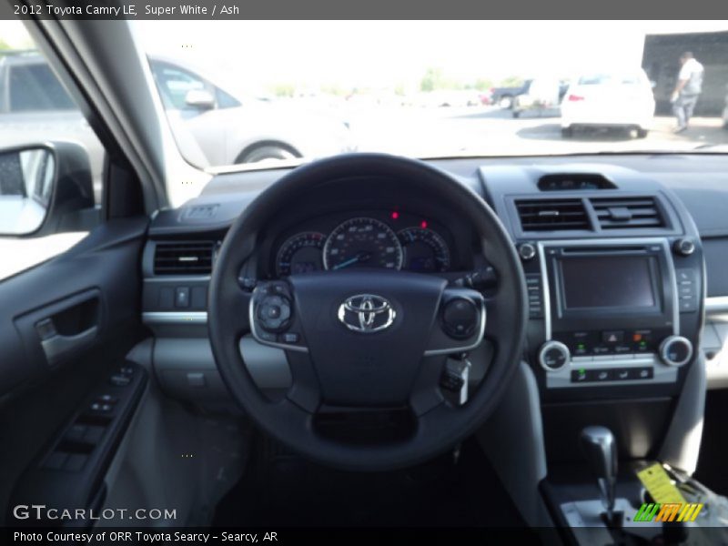 Super White / Ash 2012 Toyota Camry LE