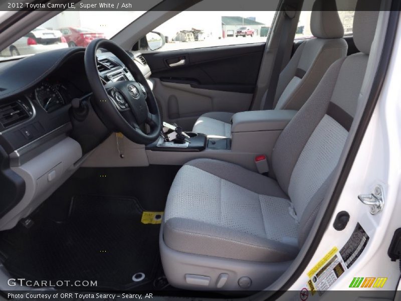 Super White / Ash 2012 Toyota Camry LE