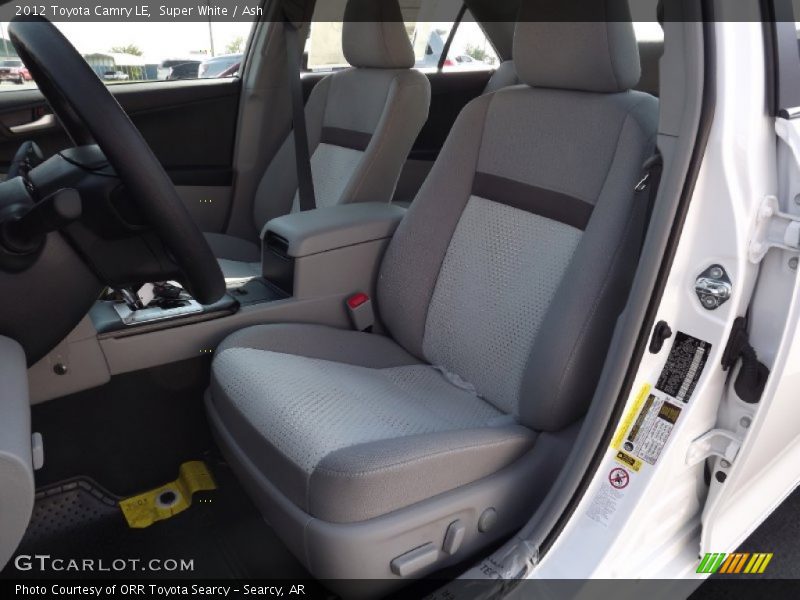 Super White / Ash 2012 Toyota Camry LE