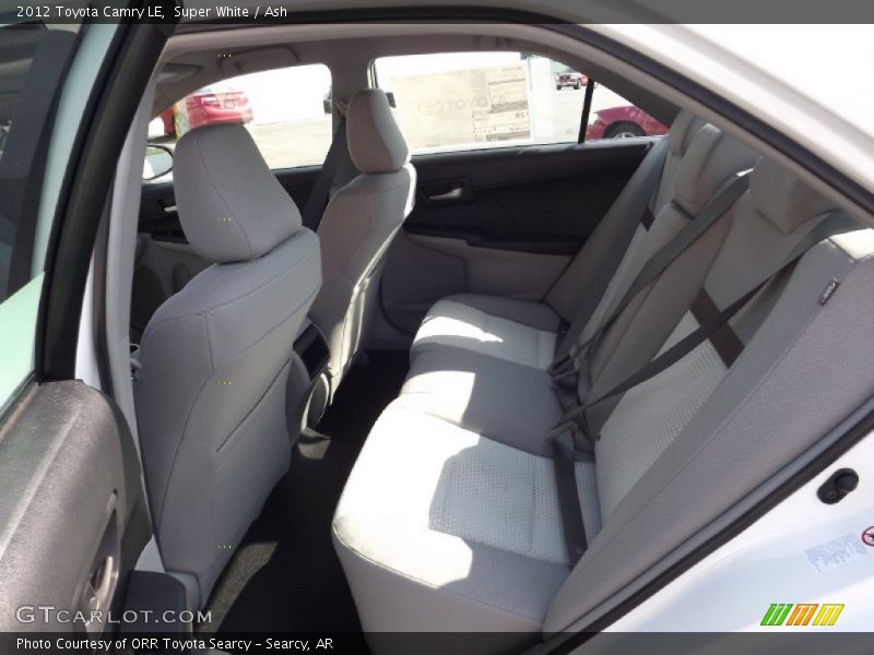 Super White / Ash 2012 Toyota Camry LE