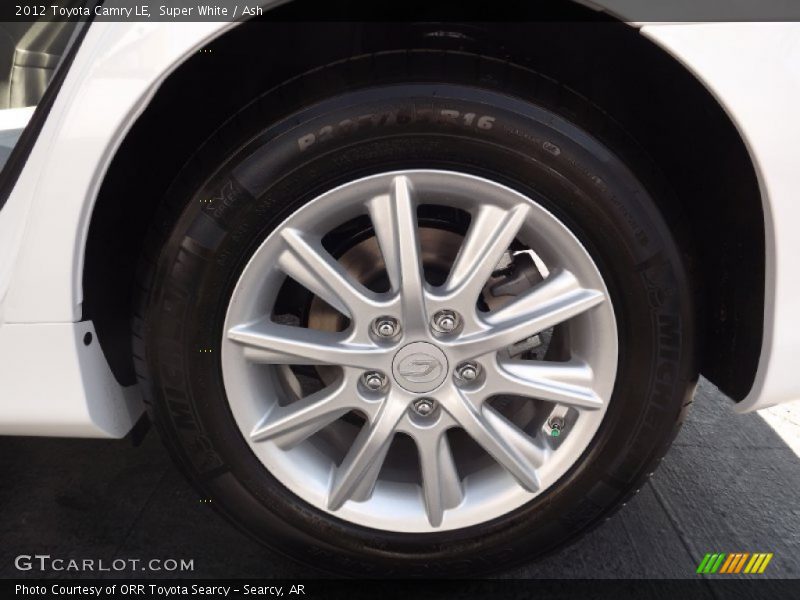 Super White / Ash 2012 Toyota Camry LE