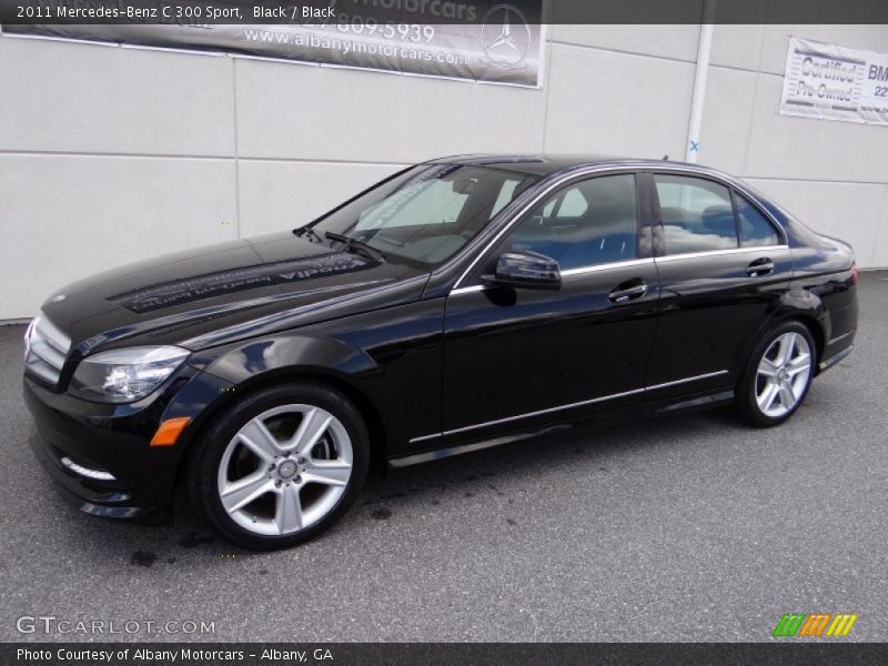 Black / Black 2011 Mercedes-Benz C 300 Sport