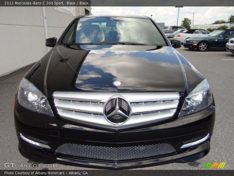 Black / Black 2011 Mercedes-Benz C 300 Sport