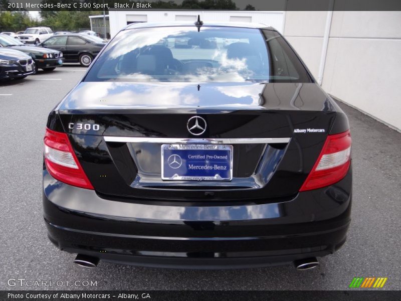 Black / Black 2011 Mercedes-Benz C 300 Sport