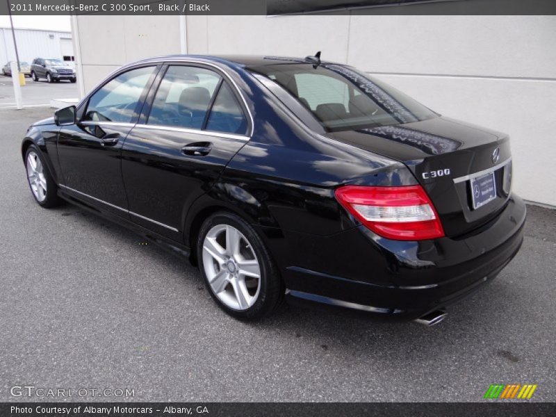 Black / Black 2011 Mercedes-Benz C 300 Sport