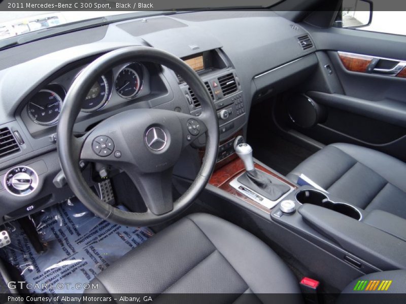 Black / Black 2011 Mercedes-Benz C 300 Sport