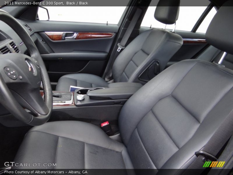 Black / Black 2011 Mercedes-Benz C 300 Sport