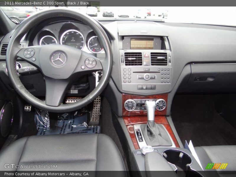 Black / Black 2011 Mercedes-Benz C 300 Sport